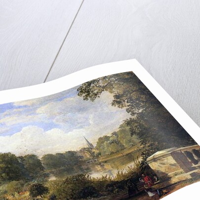 The Serpentine, Hyde Park, London, 1858 by Jasper Francis Cropsey