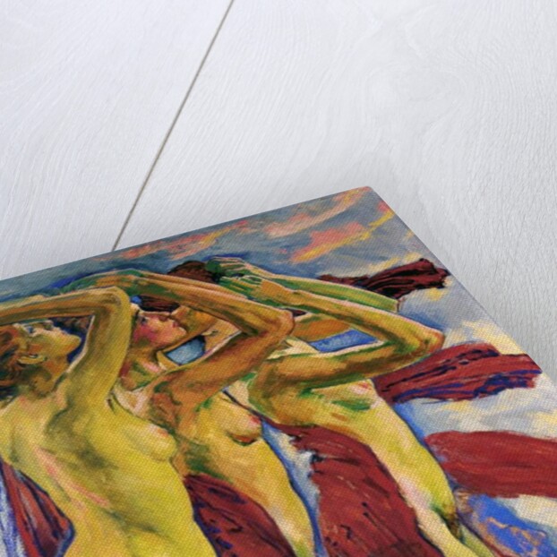 Three Nudes by Koloman Moser