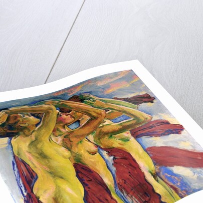 Three Nudes by Koloman Moser