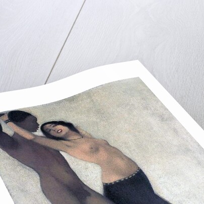 An Afro-European Couple of Dancers, c.1903 by Otto Muller or Mueller