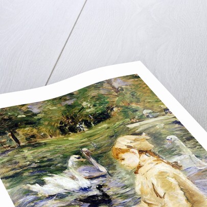 Young girl boating, 1884 by Berthe Morisot