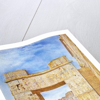The Gateway of Philadelphus, Philae, Egypt, 1890 by Henry Roderick Newman