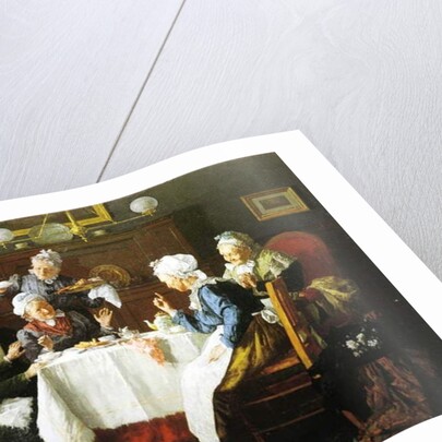 A Grandmother's Tea Party, 1915 by Louis Charles Moeller