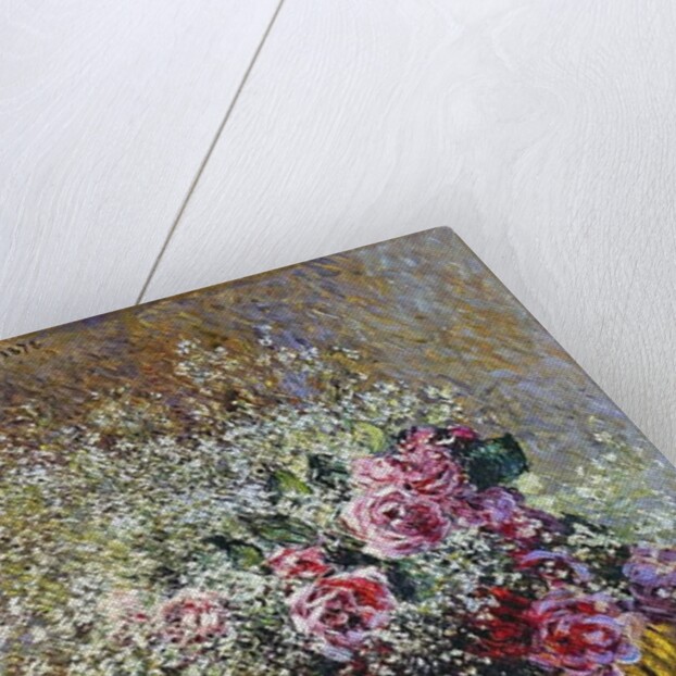 Roses in a Copper Vase, 1878 by Claude Monet