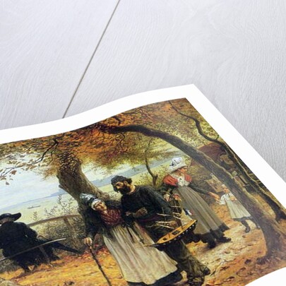 Bringing the Ex-voto to the Church, 1875 by William John Hennessy