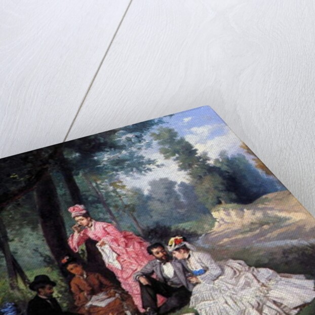 A Summer Luncheon, 1874 by Antonio Garcia Mencia