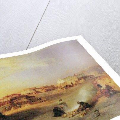 An Indian Pueblo, 1905 by Thomas Moran