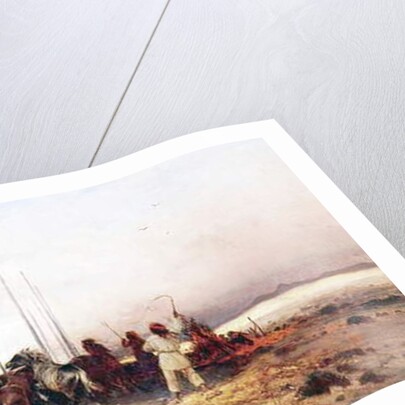 Threshing Wheat, New Mexico, c.1883 by Thomas Moran