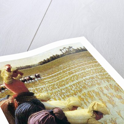 An Italian Rice Field, 1901 by Angelo Morbelli