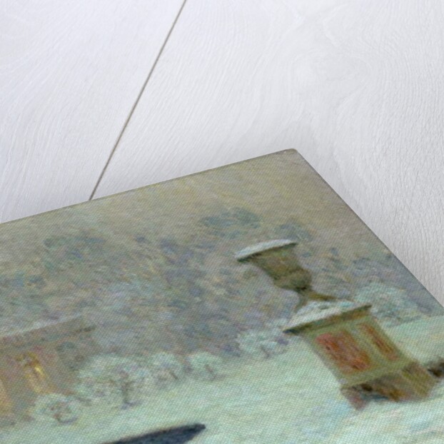 The Trianon Under Snow, c.1905 by Henri Eugene Augustin Le Sidaner