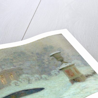 The Trianon Under Snow, c.1905 by Henri Eugene Augustin Le Sidaner