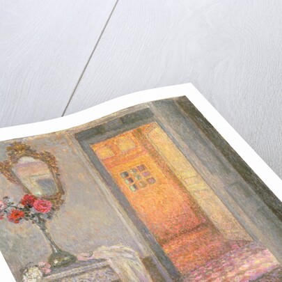 Interior of a Hallway by Henri Eugene Augustin Le Sidaner