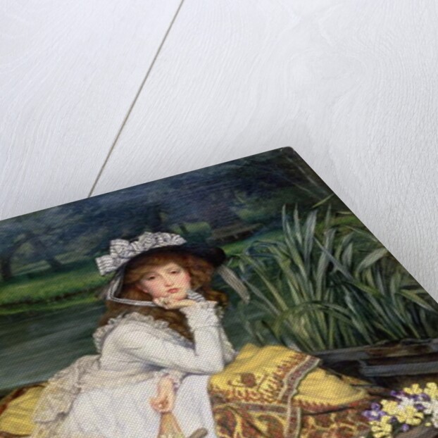 Young Woman in a Boat, or Reflections, c.1870 by James Jacques Joseph Tissot