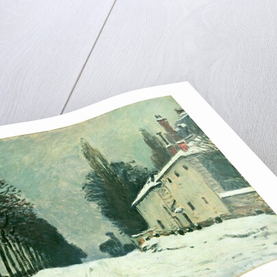 La Route de Louveciennes, Hiver, 1874 by Alfred Sisley
