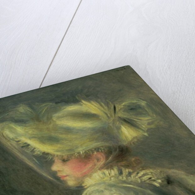 The White Hat by Pierre Auguste Renoir