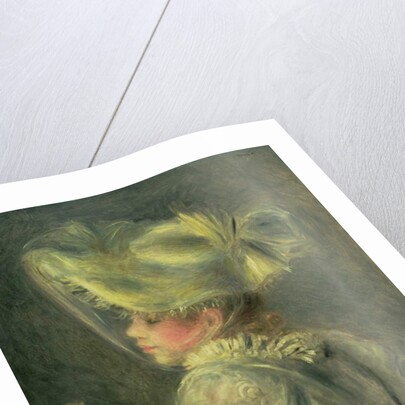 The White Hat by Pierre Auguste Renoir