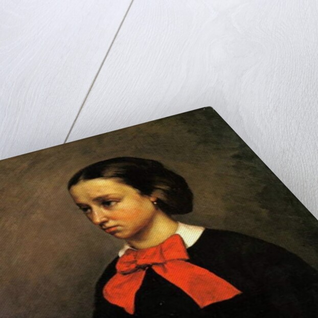 Portrait of Madame Jacquet by Gustave Courbet