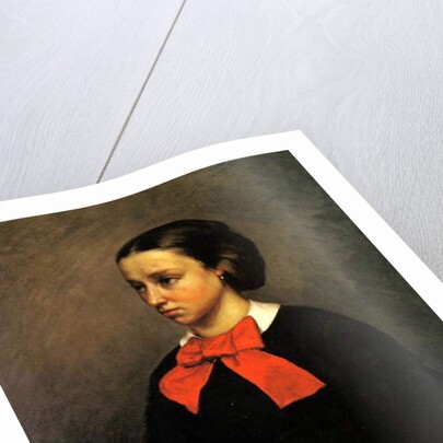 Portrait of Madame Jacquet by Gustave Courbet