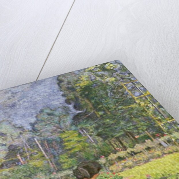 Woman and Child in a Garden by Edouard Vuillard