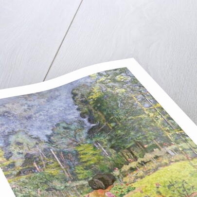 Woman and Child in a Garden by Edouard Vuillard