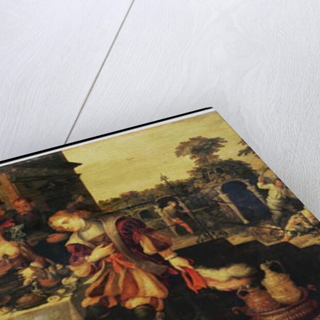 Lazarus at the Rich Man's Table, 1618 by Kasper or Gaspar van den Hoecke