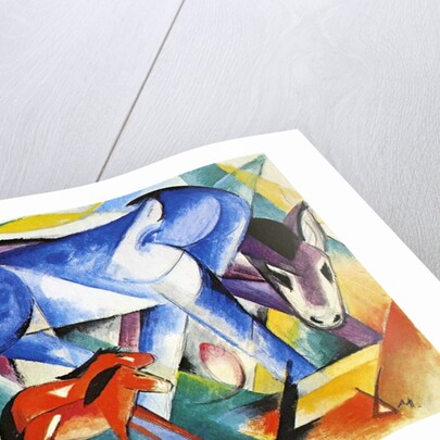 The First Animals, 1913 by Franz Marc