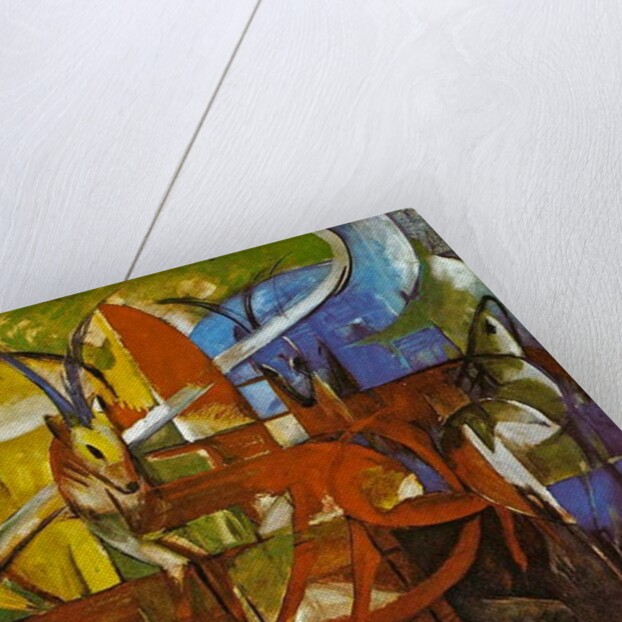 Gazelles, 1913 by Franz Marc
