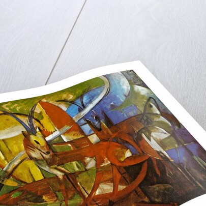 Gazelles, 1913 by Franz Marc