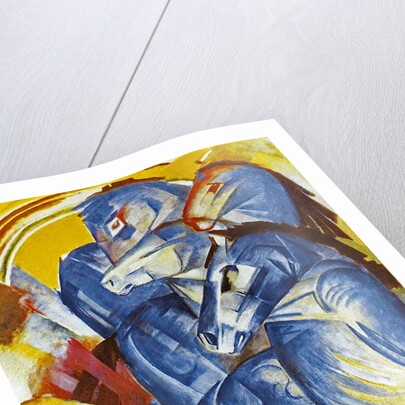 A Tower of Blue Horses, 1913 by Franz Marc