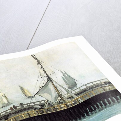 The Pier at Boulogne, 1869 by Edouard Manet