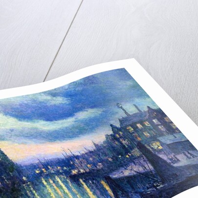 The Port of Rotterdam at Night, 1908 by Maximilien Luce