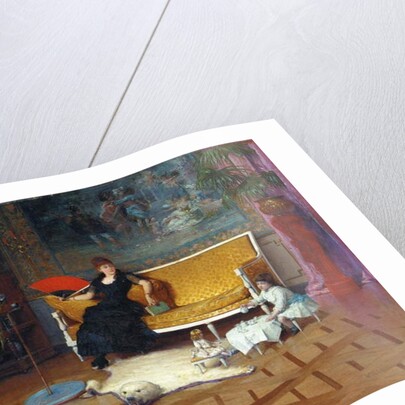 The Doll's Tea Time, 1885 by William Henry Lippincott