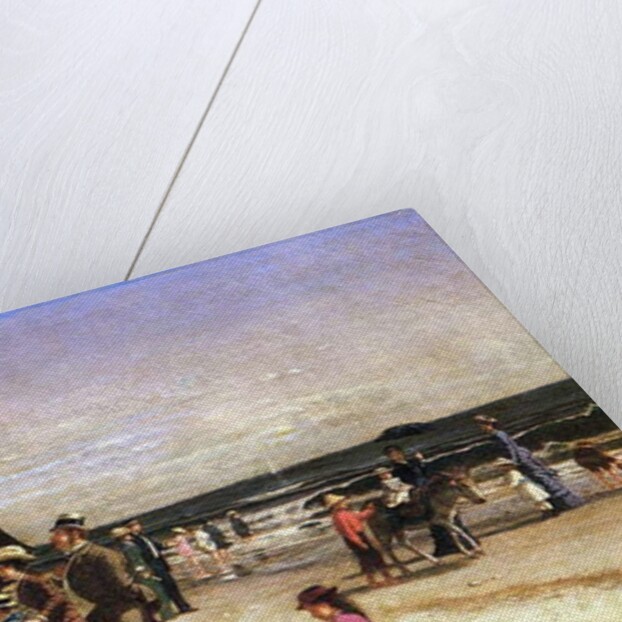 Punch & Judy on the Beach, Coney Island, 1880 by Samuel S. Carr