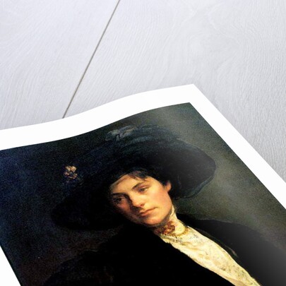 Woman with a Black Hat, 1910 by Joseph DeCamp