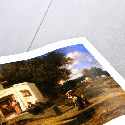 A Turkish House by Narcisse Virgile Diaz de la Pena