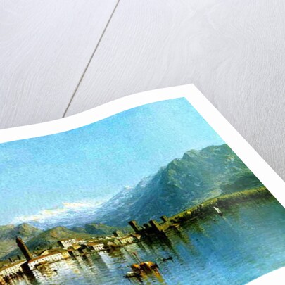 Lake Garda, Italy, 1863 by Sanford Robinson Gifford