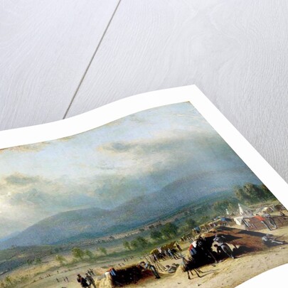 The 7th US Regiment near Frederick, Maryland, 1863 by Sanford Robinson Gifford