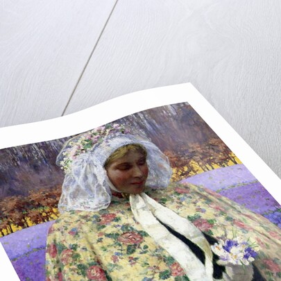 Easter, a Bride in Brabant, c.1904 by George Hitchcock