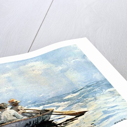 Rowing the Boat, 1880 by Winslow Homer