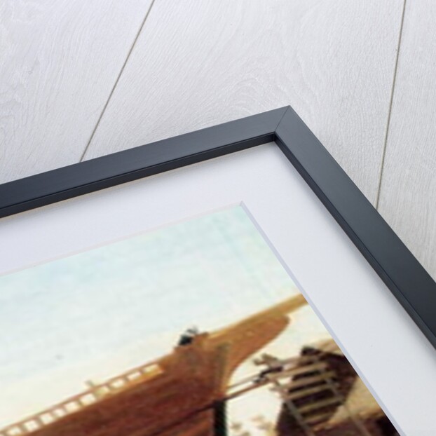 Shipbuilding, Gloucester, USA, 1871 by Winslow Homer