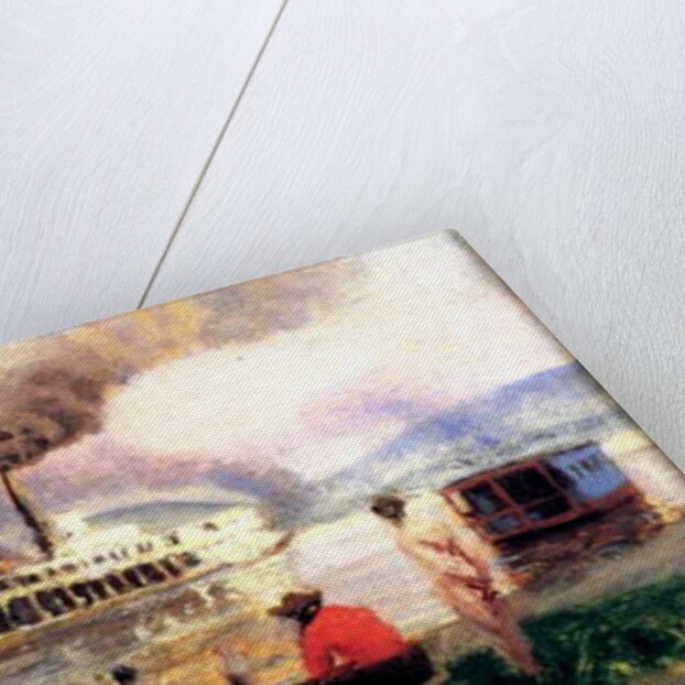 Steamboat on the Ohio, c.1900 by Thomas Pollock Anschutz