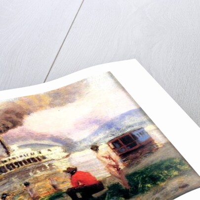 Steamboat on the Ohio, c.1900 by Thomas Pollock Anschutz