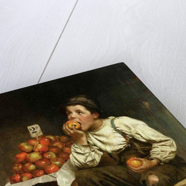 A Boy Eating Apples, 1878 by John George Brown