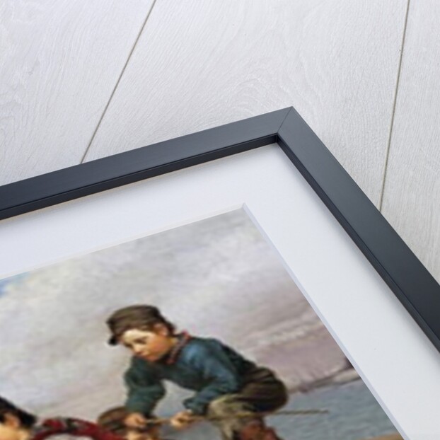 Boys Fishing, 1880 by John George Brown