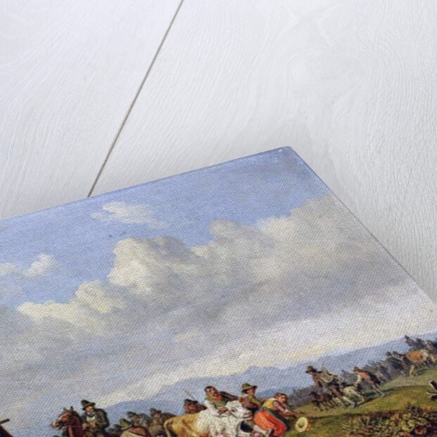 The Cattle Market, c.1866 by Heinrich Burkel