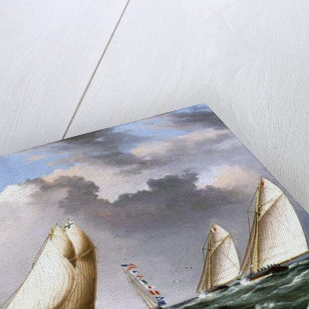 American Yachts Racing, c.1875 by James E. Buttersworth