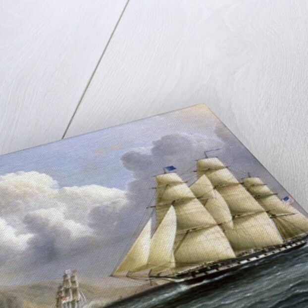 American Frigates Off Gibraltar by James E. Buttersworth