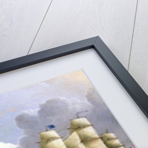 American Frigates Off Gibraltar by James E. Buttersworth