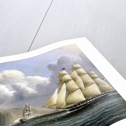 American Frigates Off Gibraltar by James E. Buttersworth