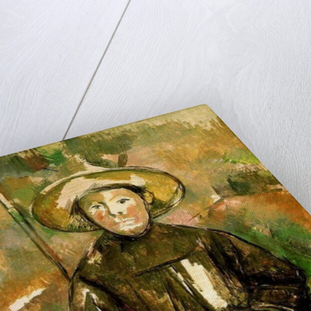 Girl with a Straw Hat, 1896 by Paul Cezanne